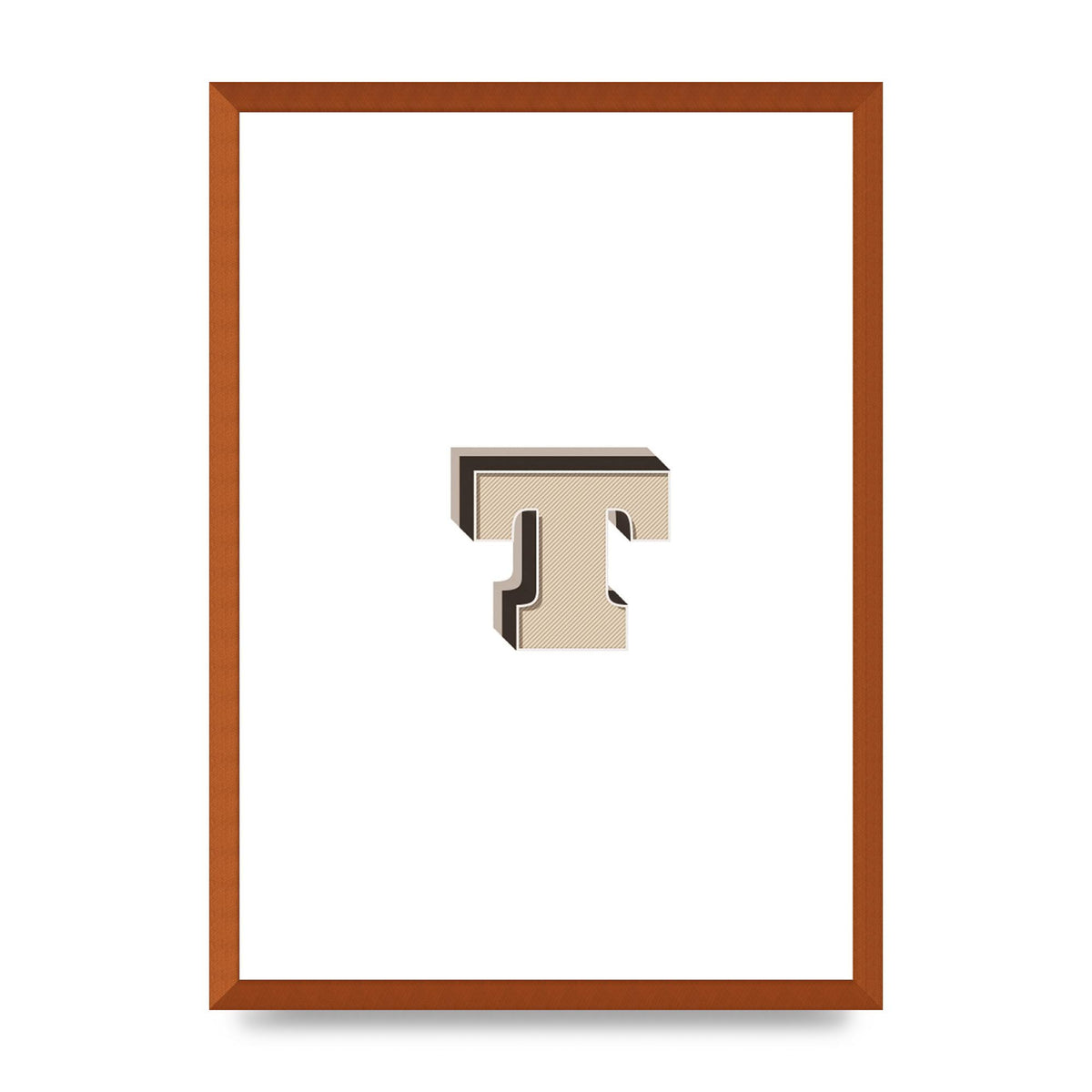 Alphabet Mix Match T" Wall Art - A2 framed