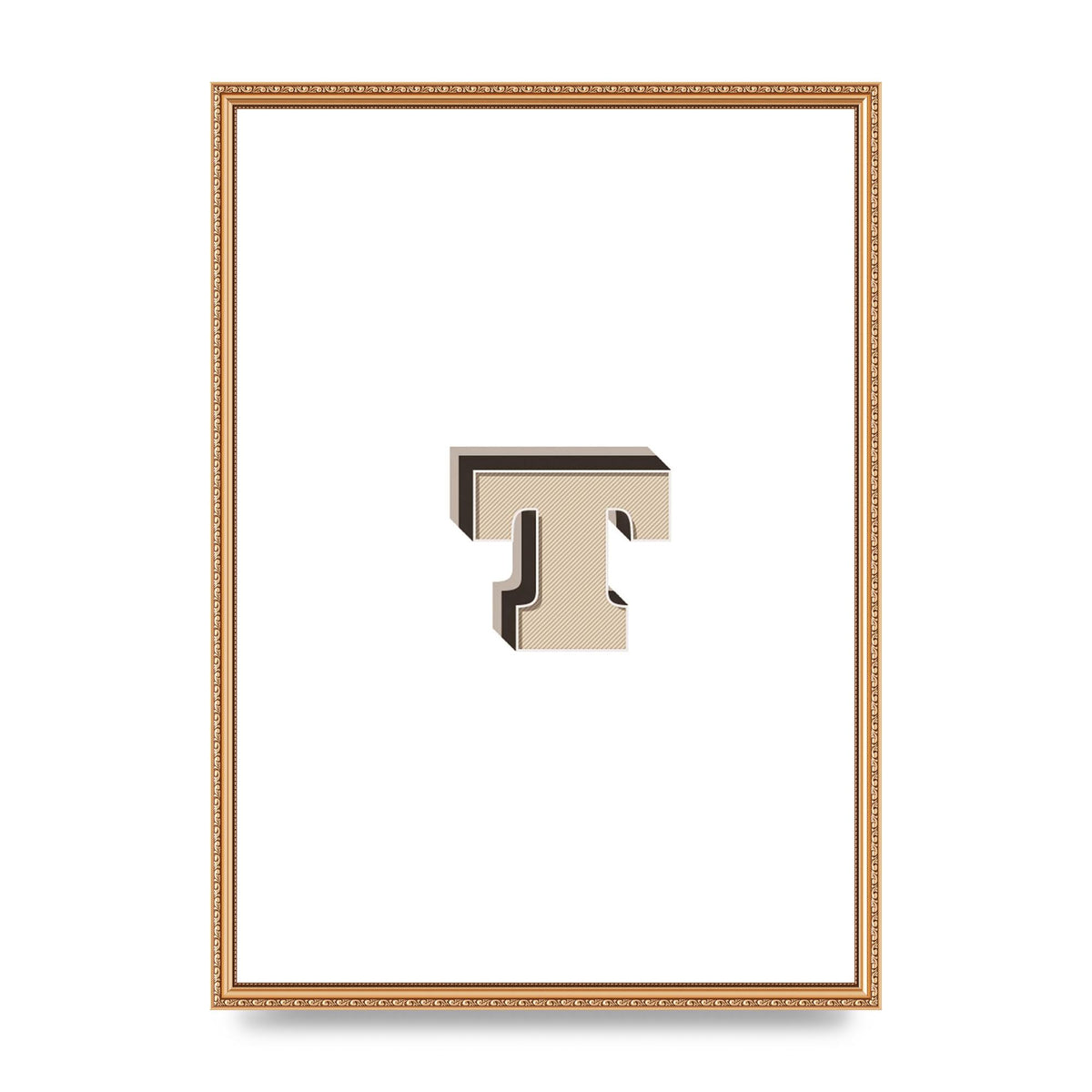 Alphabet Mix Match T" Wall Art - A2 framed
