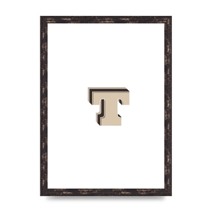 Alphabet Mix Match T" Wall Art - A3 framed