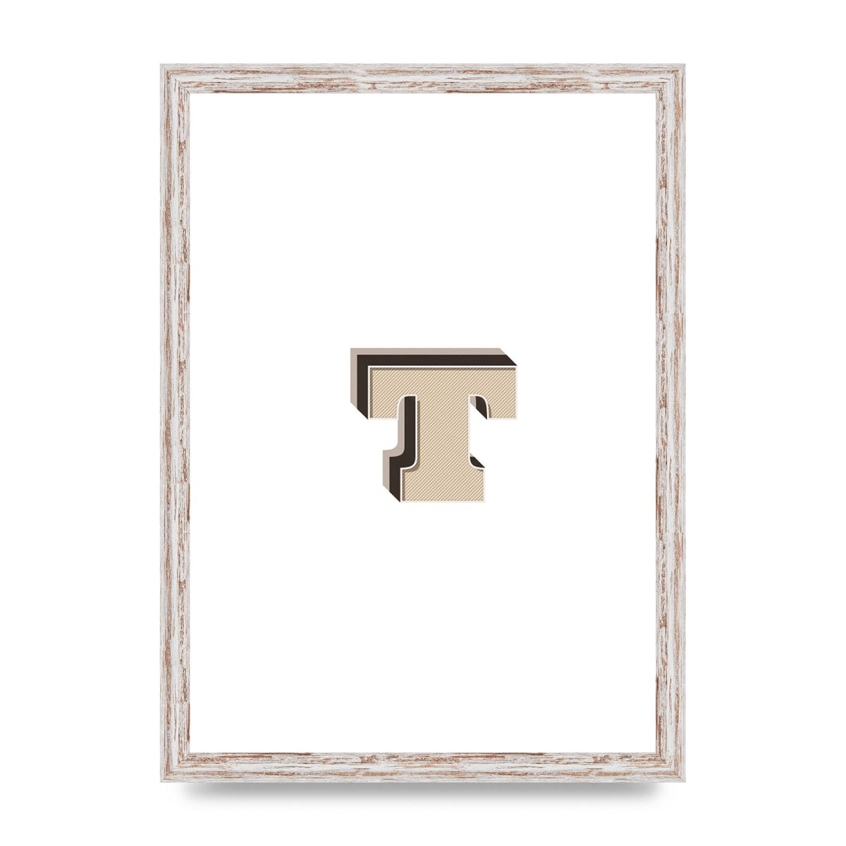 Alphabet Mix Match T" Wall Art - A3 framed