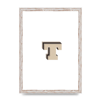 Alphabet Mix Match T" Wall Art - A3 framed