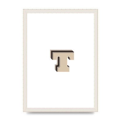 Alphabet Mix Match T" Wall Art - A3 framed