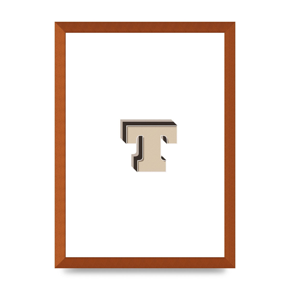 Alphabet Mix Match T" Wall Art - A3 framed