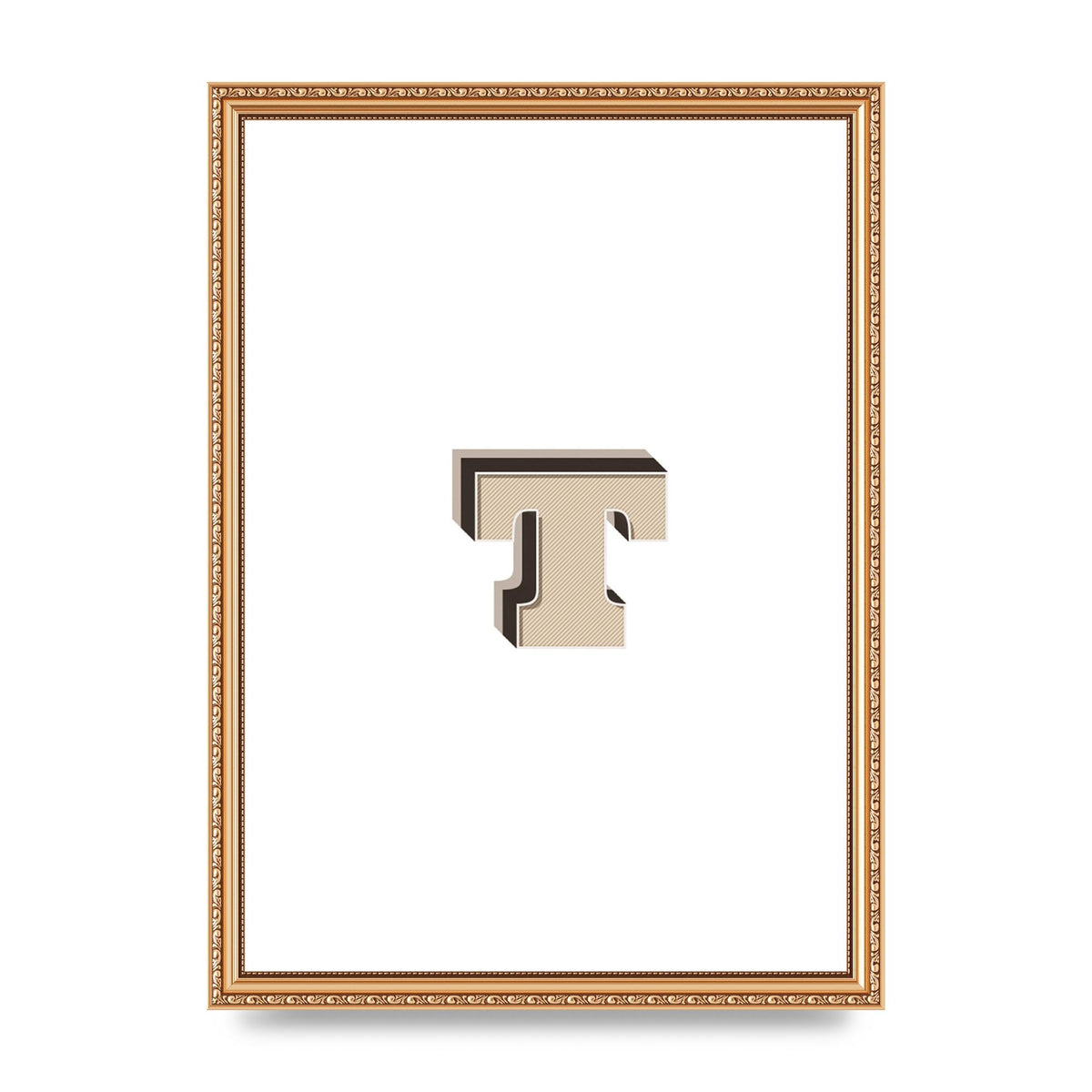 Alphabet Mix Match T" Wall Art - A3 framed
