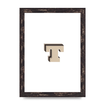Alphabet Mix Match T" Wall Art - A4 framed