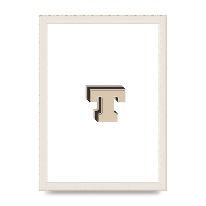 Alphabet Mix Match T" Wall Art - A4 framed