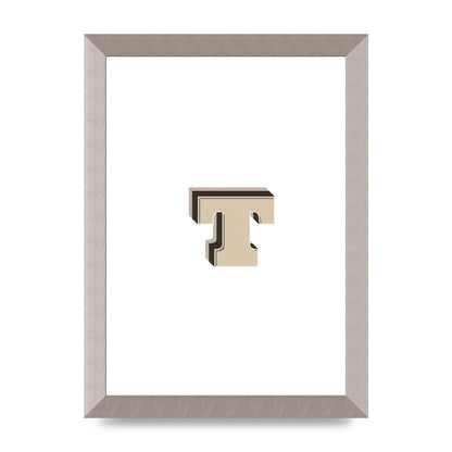 Alphabet Mix Match T" Wall Art - A4 framed