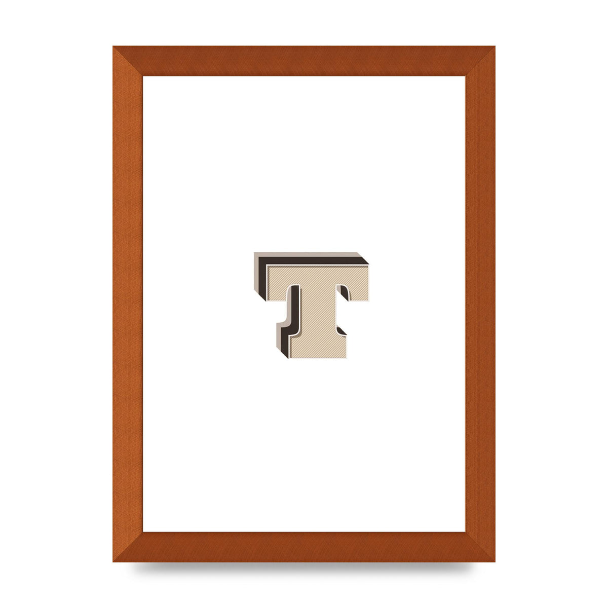 Alphabet Mix Match T" Wall Art - A4 framed