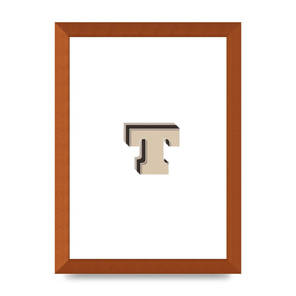 Alphabet Mix Match T" Wall Art - A4 framed