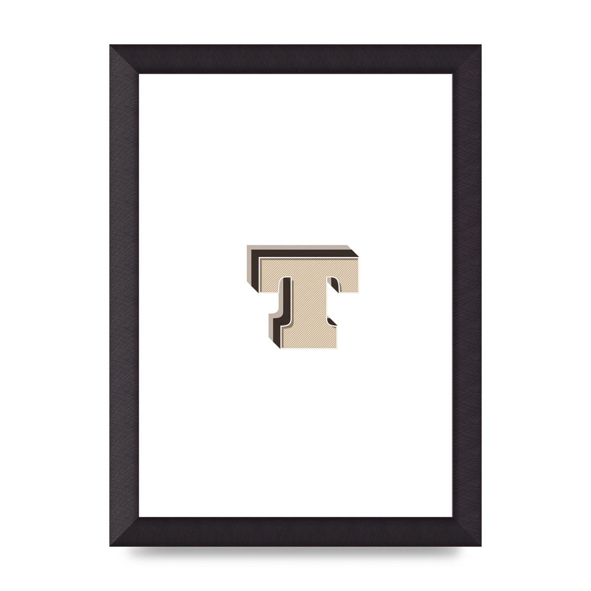 Alphabet Mix Match T" Wall Art - A4 framed