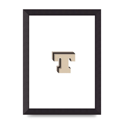 Alphabet Mix Match T" Wall Art - A4 framed