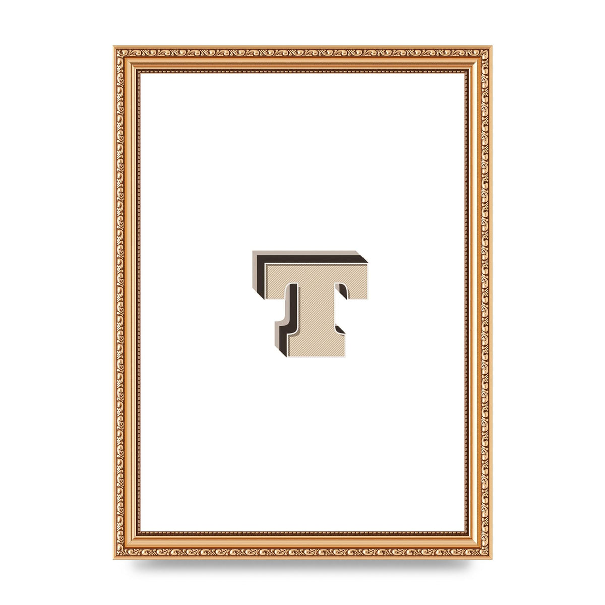 Alphabet Mix Match T" Wall Art - A4 framed