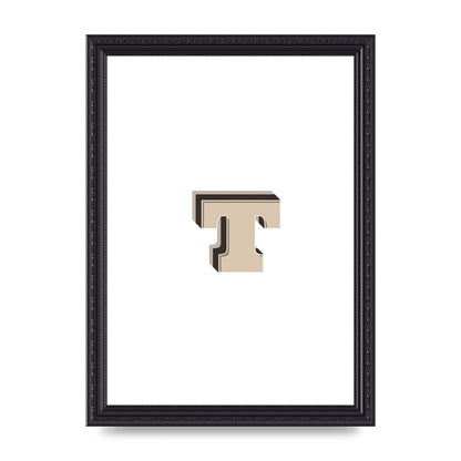 Alphabet Mix Match T" Wall Art - A4 framed