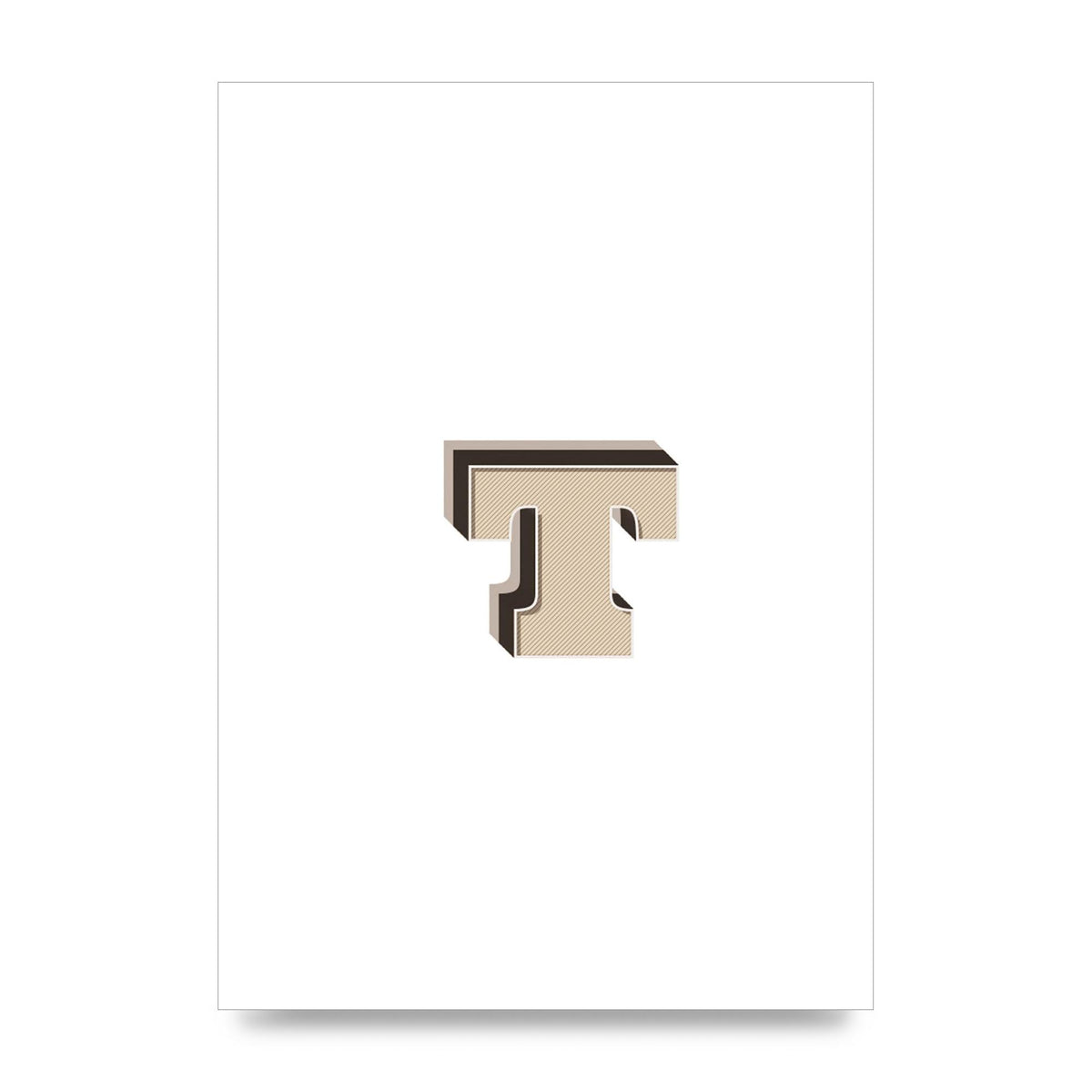 Alphabet Mix Match T" Wall Art - unframed print