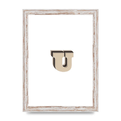Alphabet Mix Match U" Art For The Home - A4 framed