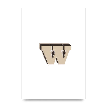 Alphabet Mix Match W" Wall Art - unframed print