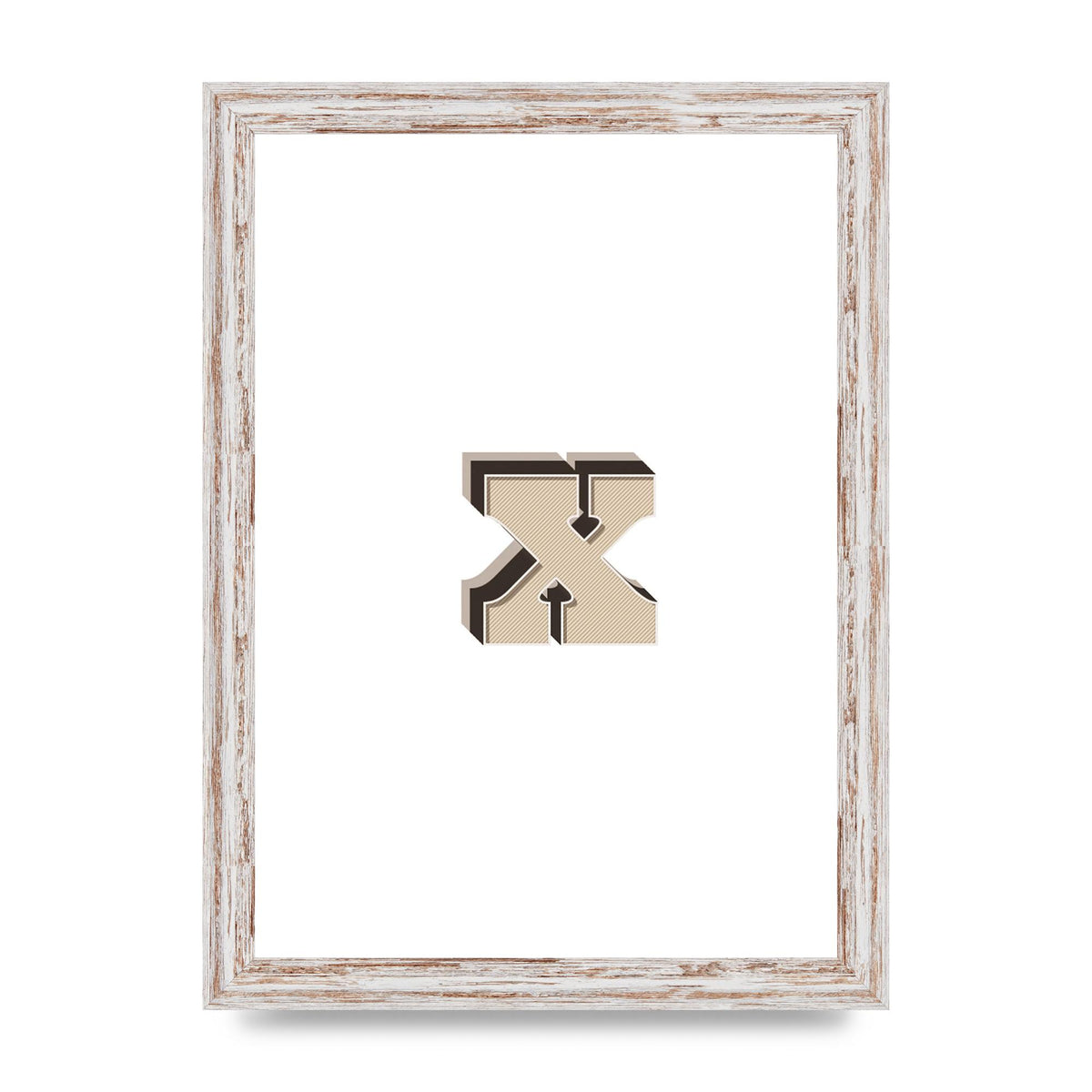 Alphabet Mix Match X" Art For The Home - A4 framed
