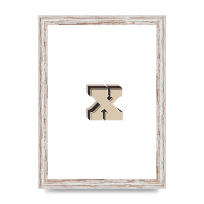 Alphabet Mix Match X" Art For The Home - A4 framed