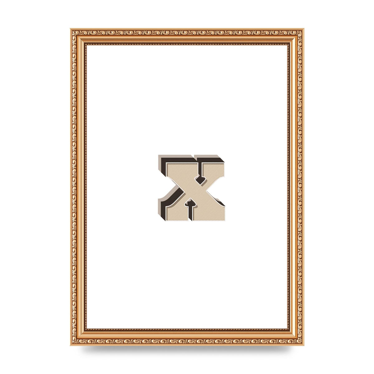 Alphabet Mix Match X" Art For The Home - A4 framed