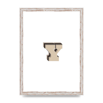 Alphabet Mix Match Y" Printed Poster - A3 framed