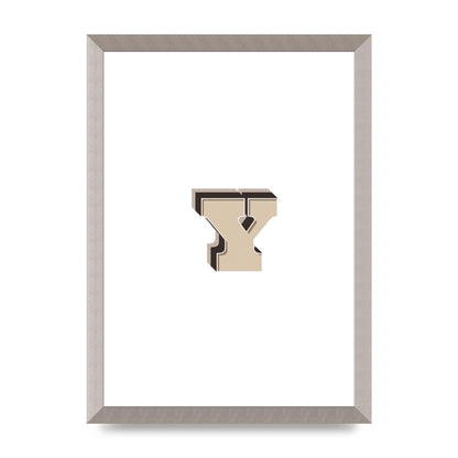 Alphabet Mix Match Y" Printed Poster - A3 framed