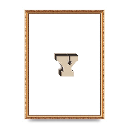 Alphabet Mix Match Y" Printed Poster - A3 framed