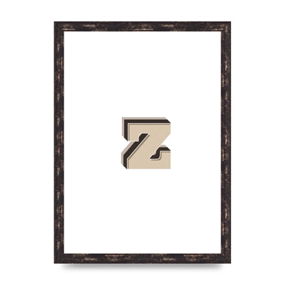 Alphabet Mix Match Z" Wall Art - A3 framed
