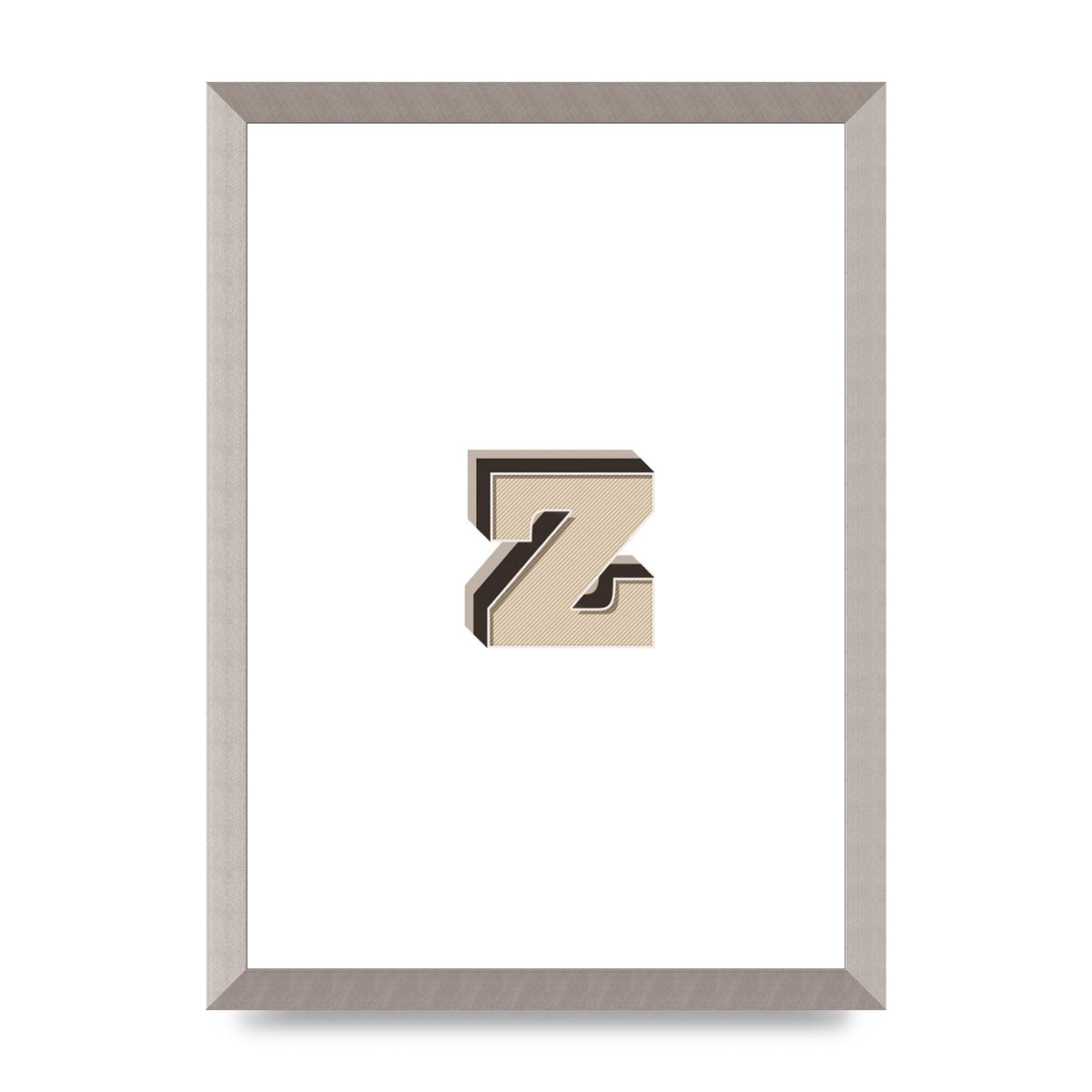 Alphabet Mix Match Z" Wall Art - A3 framed
