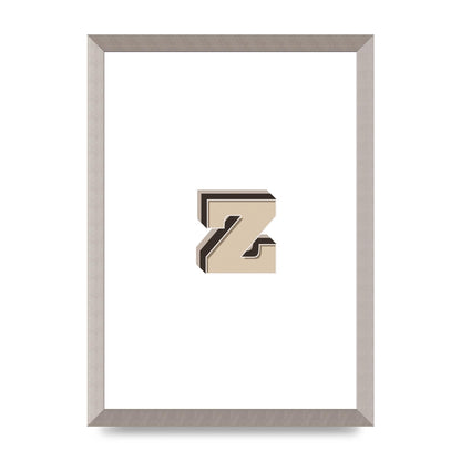 Alphabet Mix Match Z" Wall Art - A3 framed