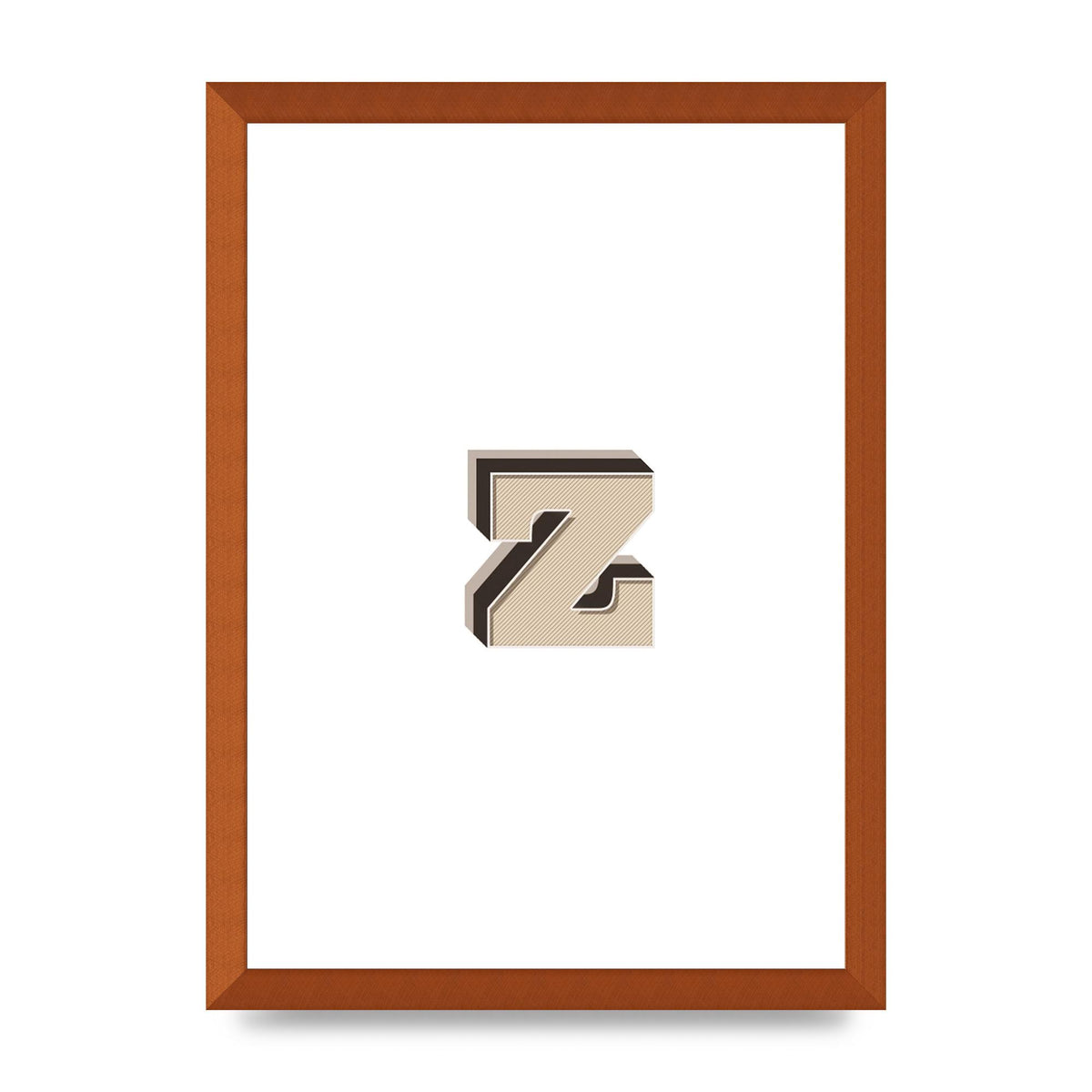 Alphabet Mix Match Z" Wall Art - A3 framed