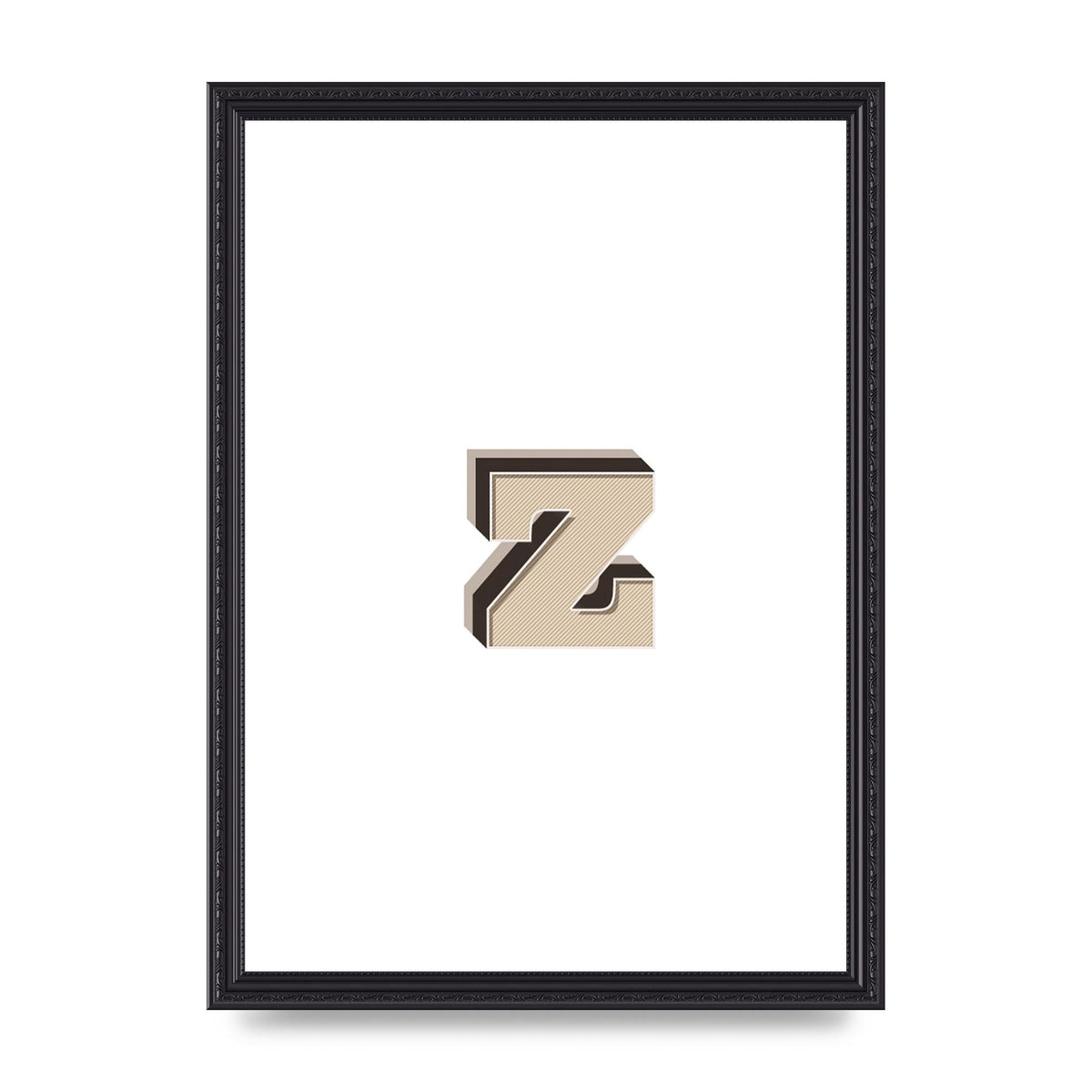 Alphabet Mix Match Z" Wall Art - A3 framed
