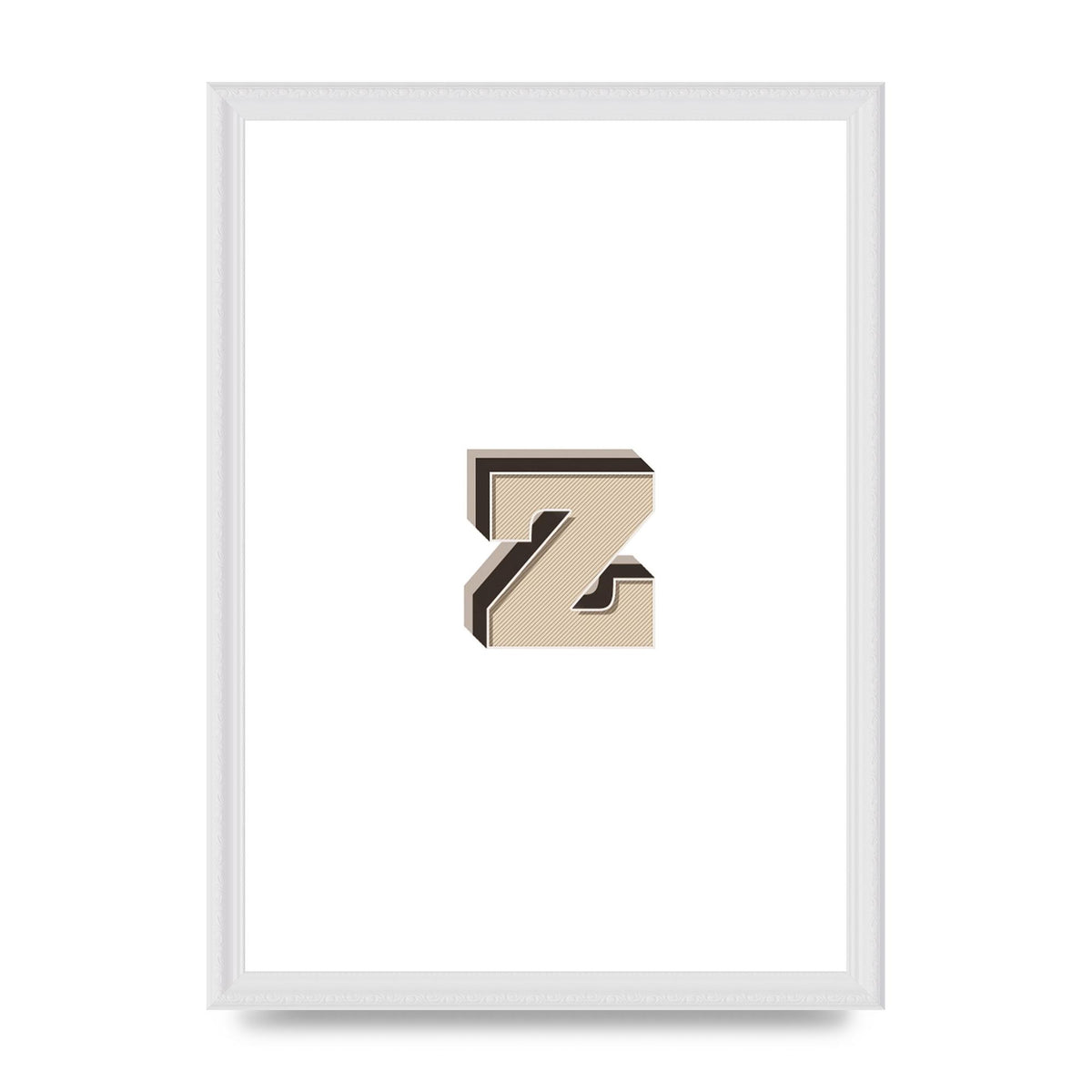 Alphabet Mix Match Z" Wall Art - A3 framed