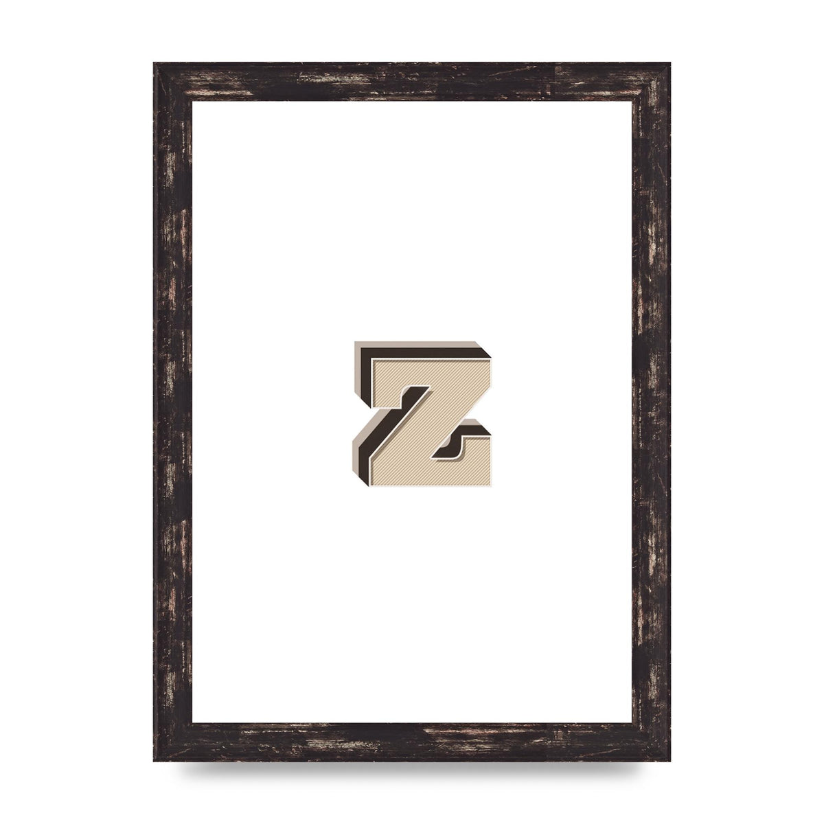 Alphabet Mix Match Z" Wall Art - A4 framed