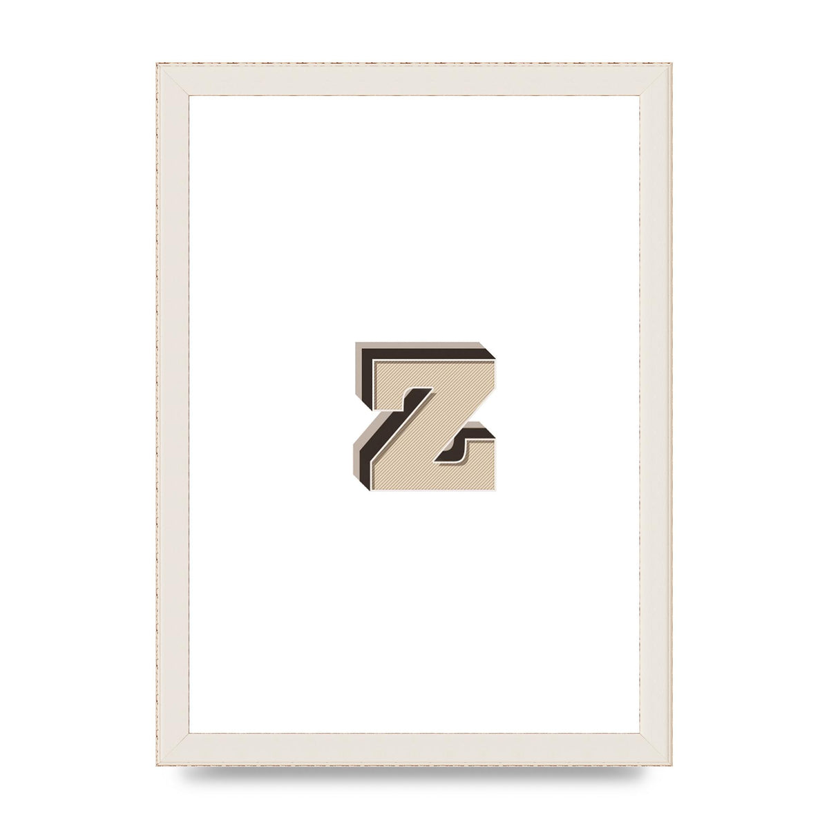 Alphabet Mix Match Z" Wall Art - A4 framed