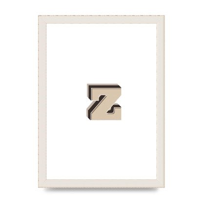 Alphabet Mix Match Z" Wall Art - A4 framed