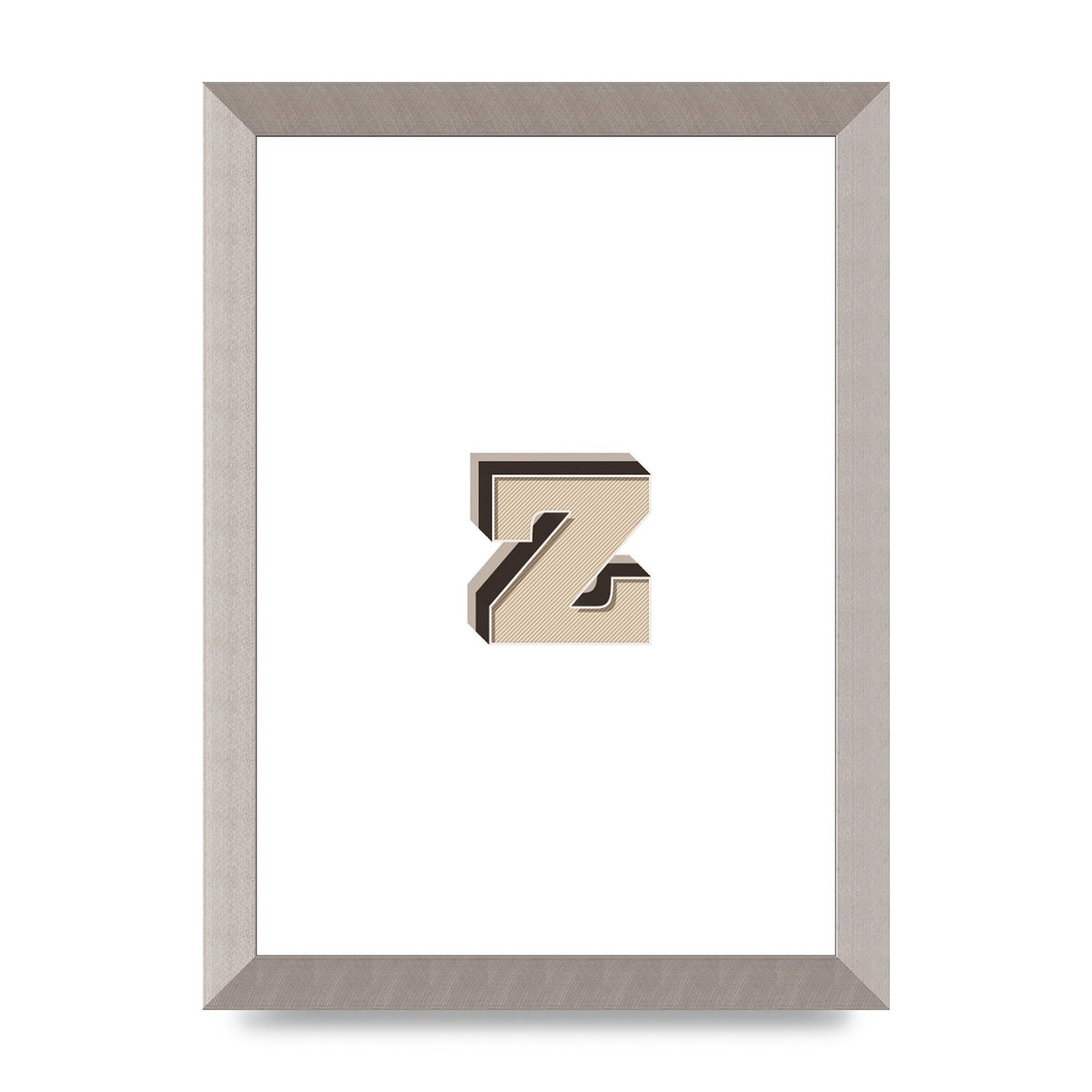 Alphabet Mix Match Z" Wall Art - A4 framed