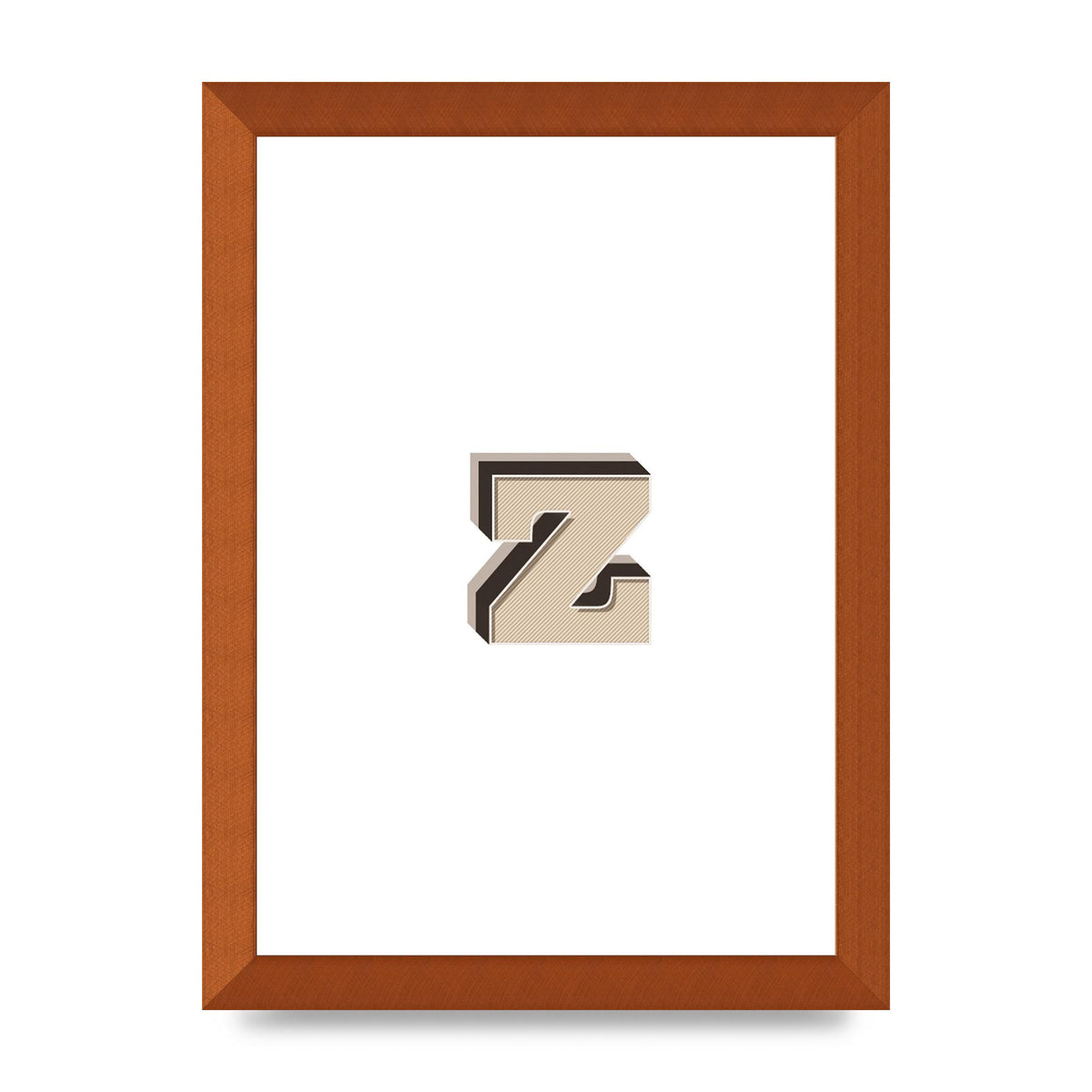 Alphabet Mix Match Z" Wall Art - A4 framed