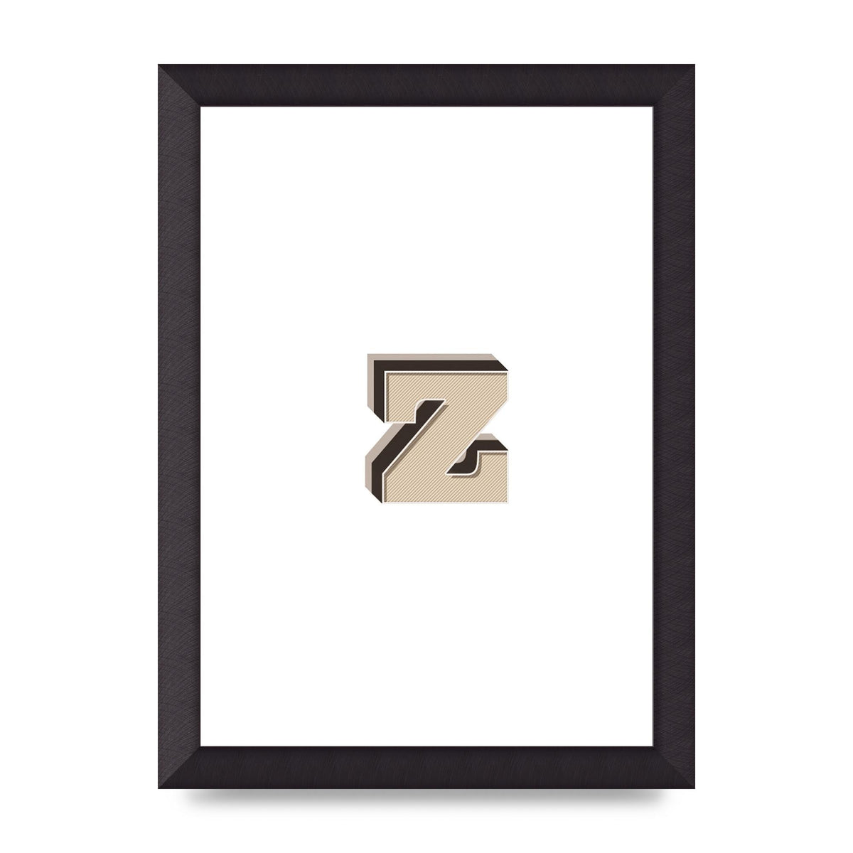 Alphabet Mix Match Z" Wall Art - A4 framed