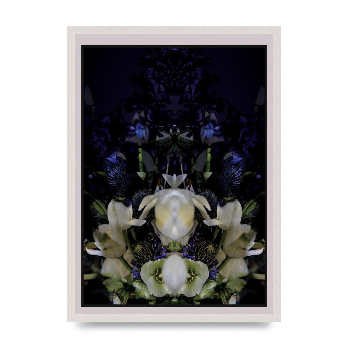 Symmetrical Flower Two Art For The Home - A2 framed
