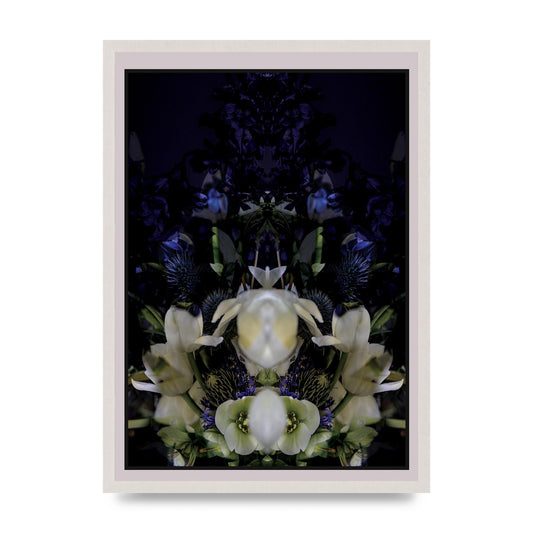 Symmetrical Flower Two Art For The Home - A2 framed