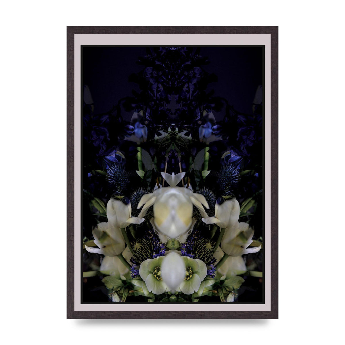 Symmetrical Flower Two Art For The Home - A2 framed