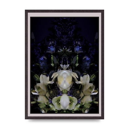 Symmetrical Flower Two Art For The Home - A2 framed