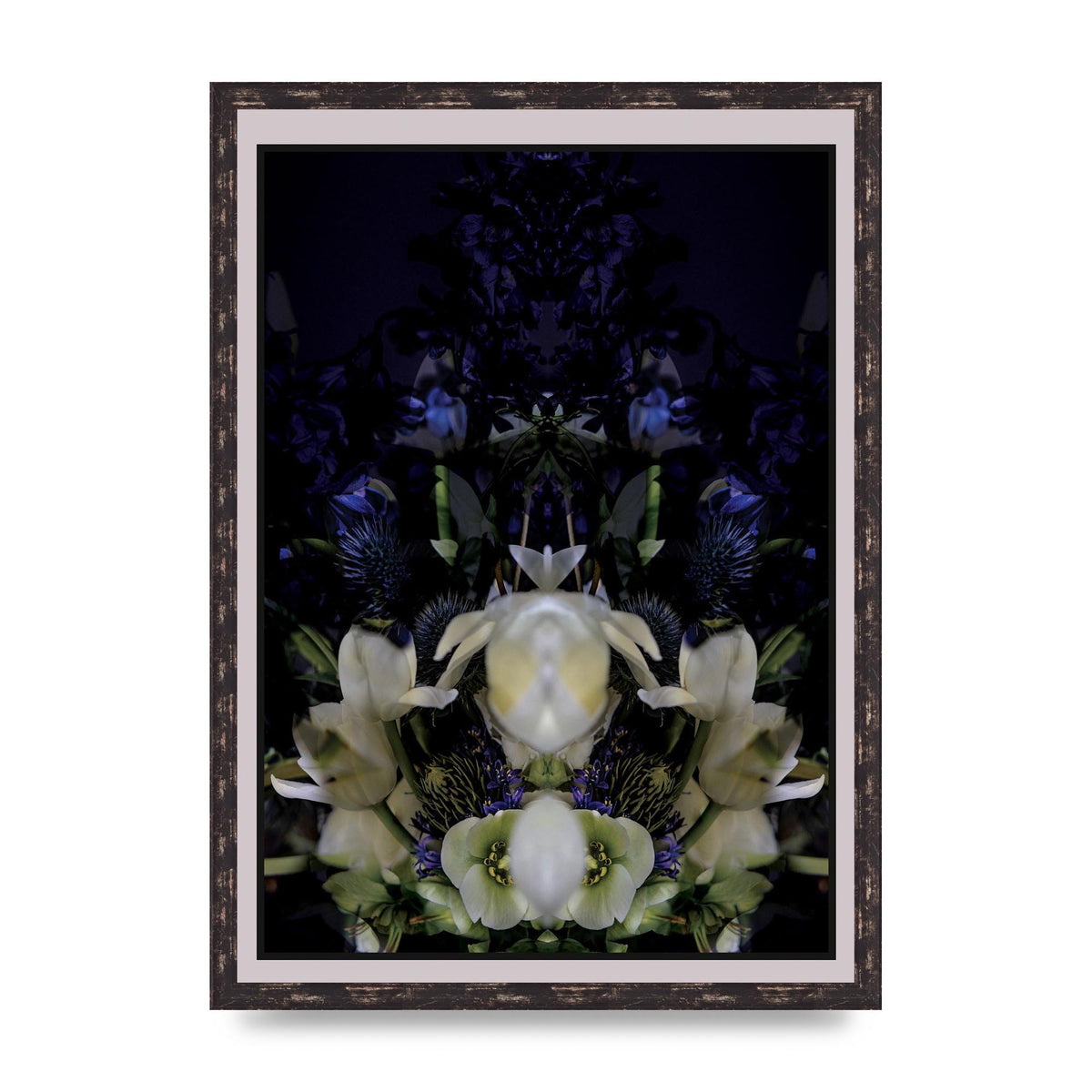 Symmetrical Flower Two Art For The Home - A2 framed