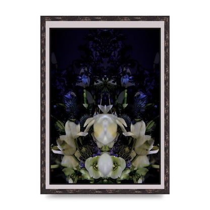 Symmetrical Flower Two Art For The Home - A2 framed