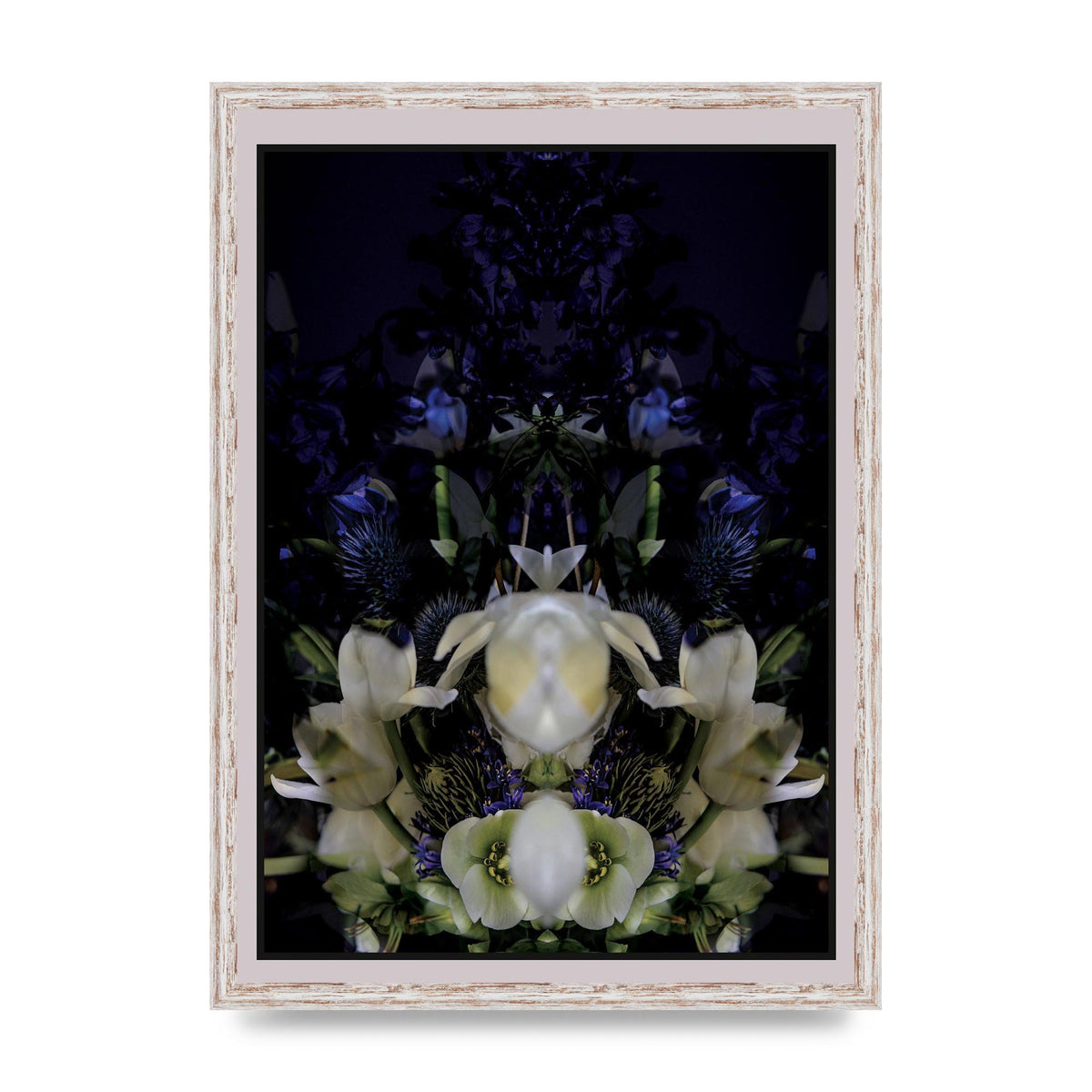 Symmetrical Flower Two Art For The Home - A2 framed