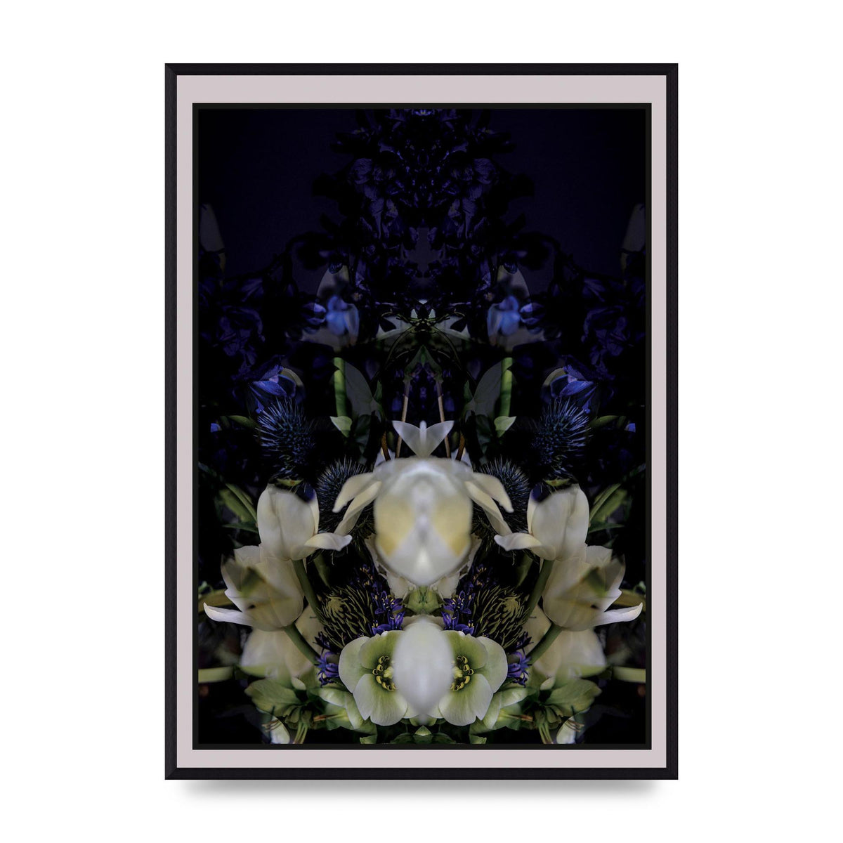 Symmetrical Flower Two Art For The Home - A2 framed
