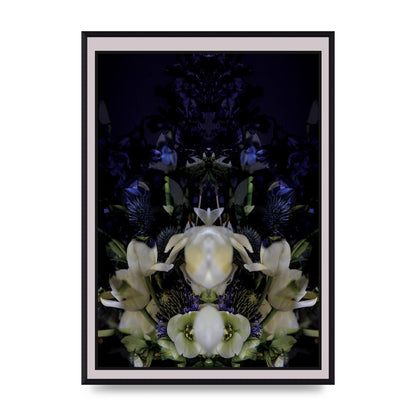 Symmetrical Flower Two Art For The Home - A2 framed