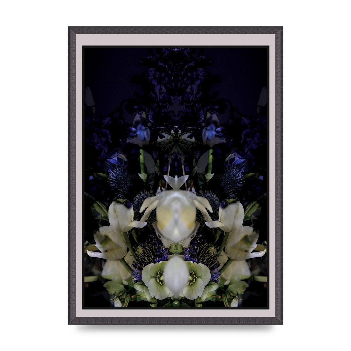 Symmetrical Flower Two Art For The Home - A2 framed