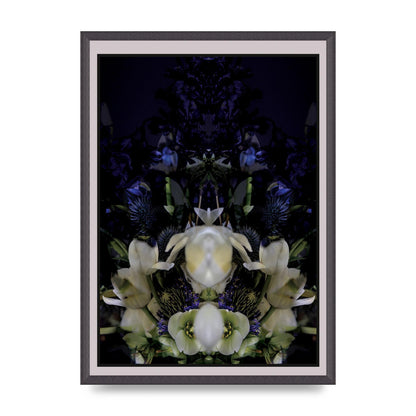 Symmetrical Flower Two Art For The Home - A2 framed