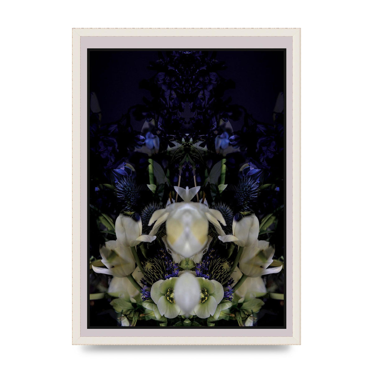 Symmetrical Flower Two Art For The Home - A2 framed